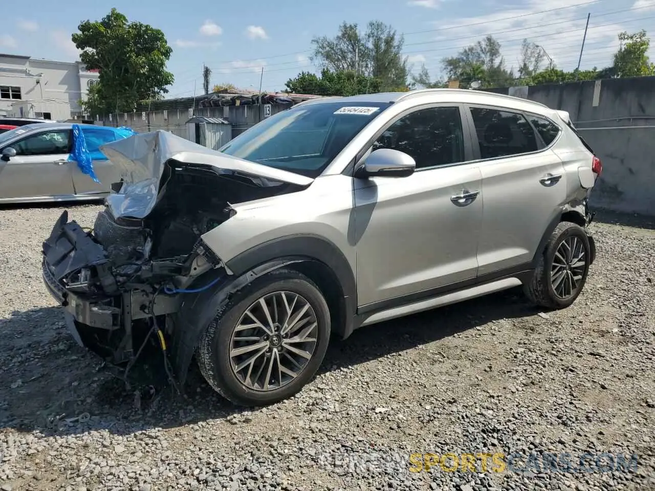 1 Photograph of a damaged car KM8J33AL4LU188312 HYUNDAI TUCSON 2020