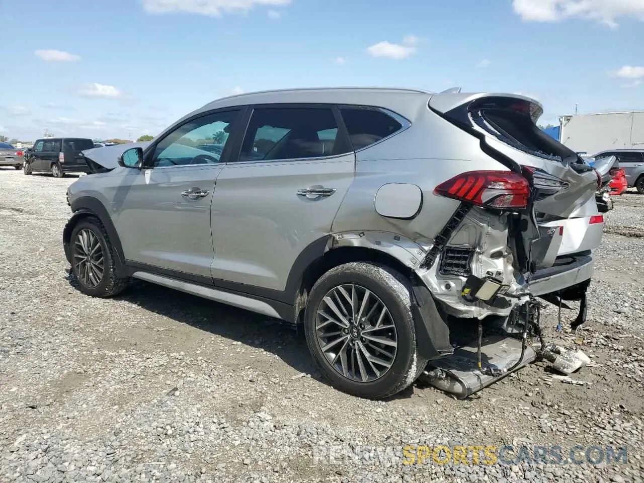 2 Photograph of a damaged car KM8J33AL4LU188312 HYUNDAI TUCSON 2020