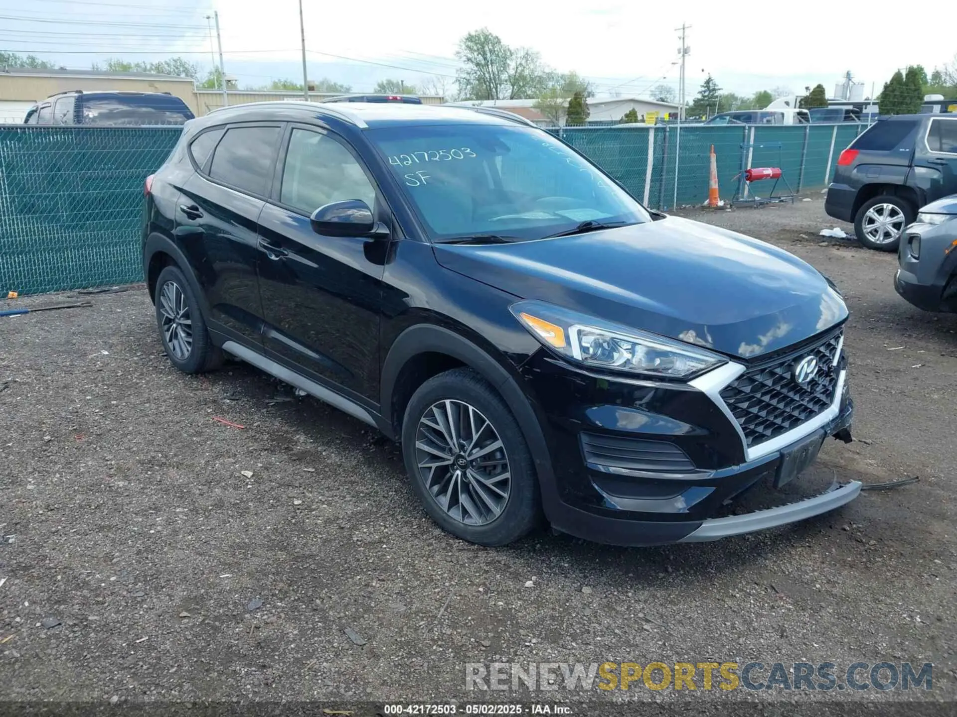 1 Photograph of a damaged car KM8J33AL4LU250789 HYUNDAI TUCSON 2020