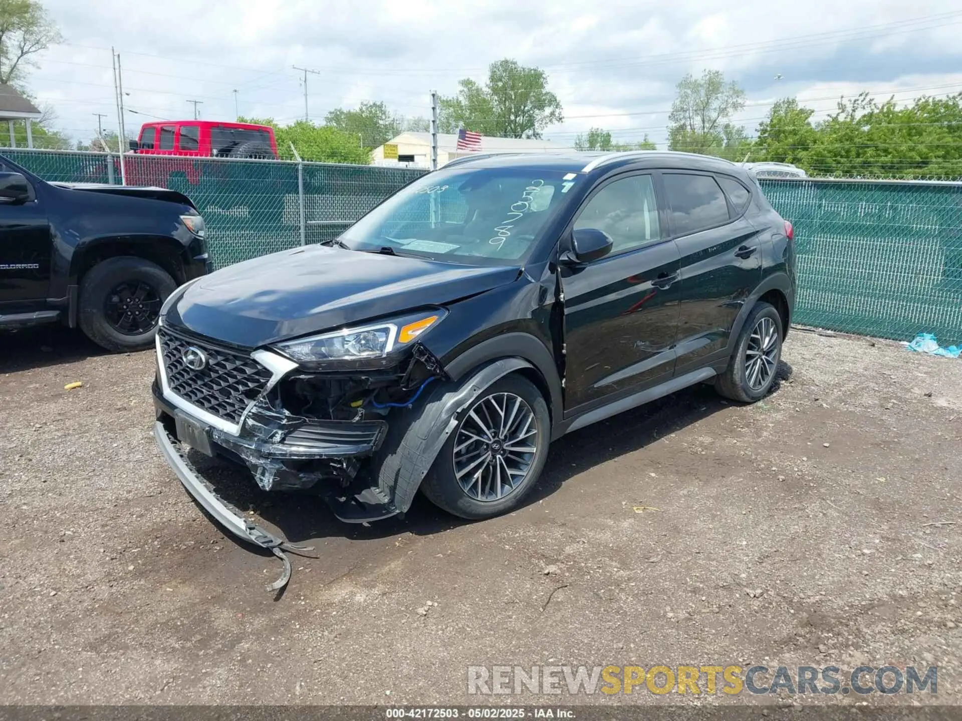 2 Photograph of a damaged car KM8J33AL4LU250789 HYUNDAI TUCSON 2020