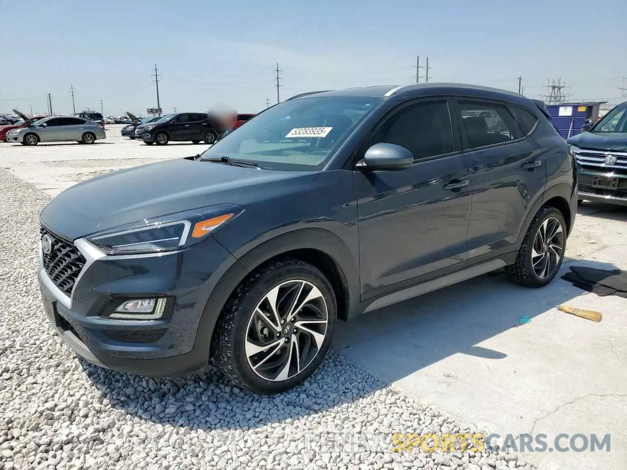 1 Photograph of a damaged car KM8J33AL5LU146392 HYUNDAI TUCSON 2020