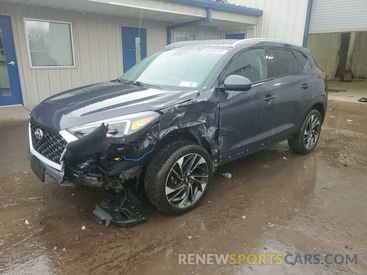 1 Photograph of a damaged car KM8J33AL5LU152029 HYUNDAI TUCSON 2020