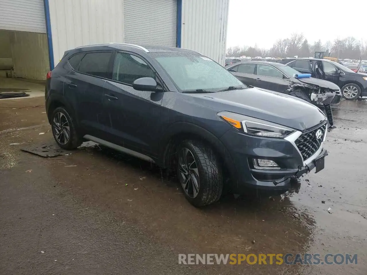4 Photograph of a damaged car KM8J33AL5LU152029 HYUNDAI TUCSON 2020
