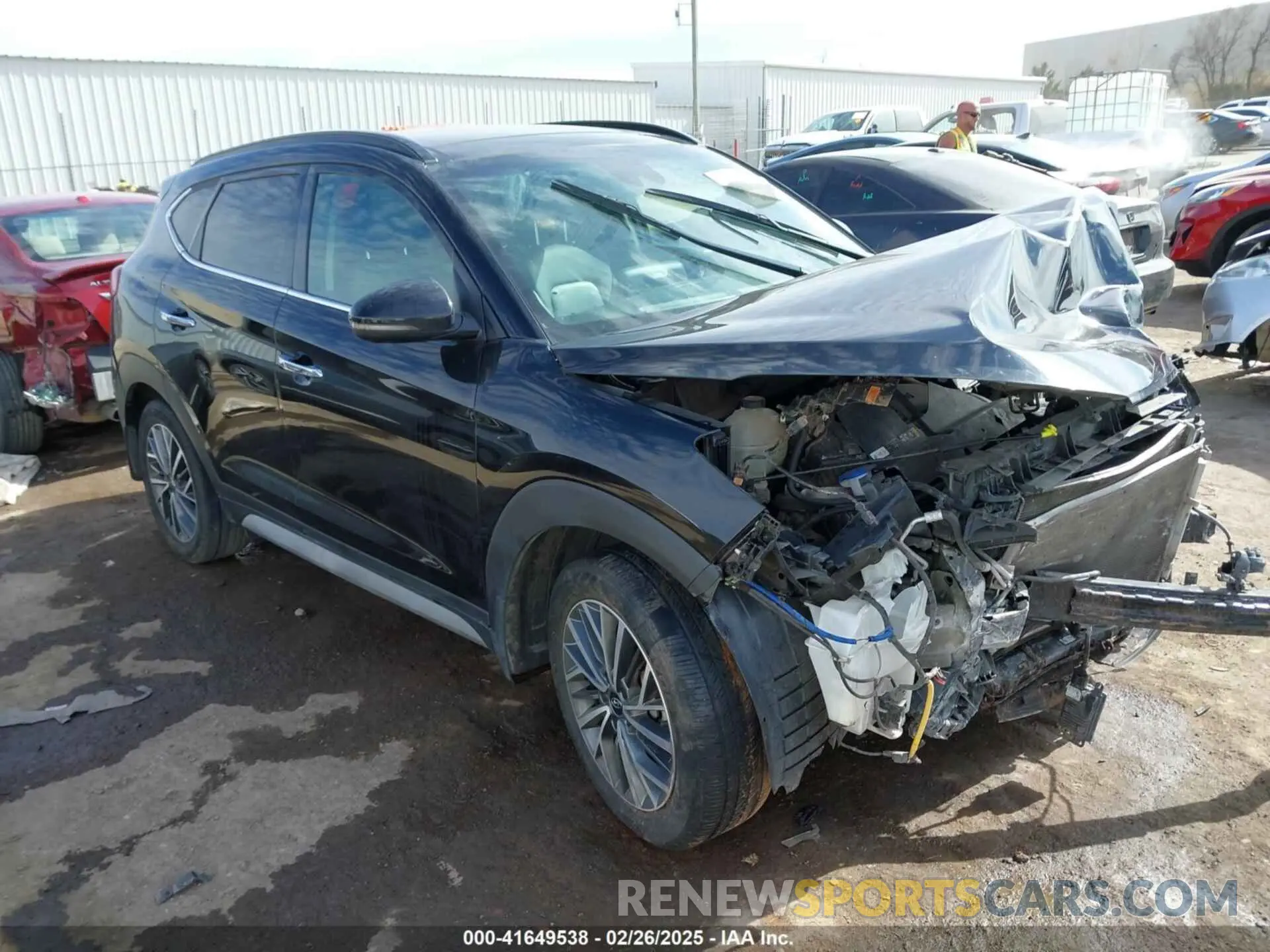 1 Photograph of a damaged car KM8J33AL5LU229935 HYUNDAI TUCSON 2020