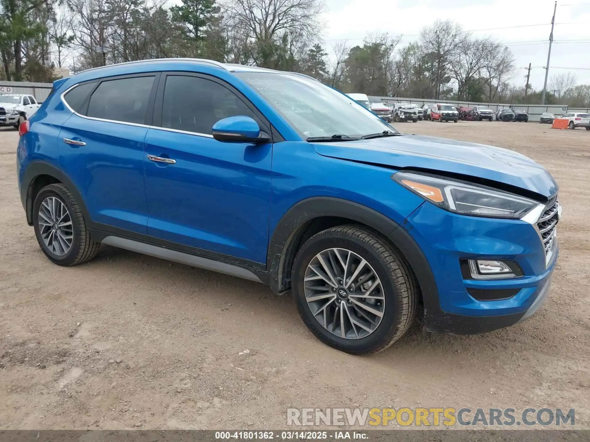 1 Photograph of a damaged car KM8J33AL5LU268881 HYUNDAI TUCSON 2020