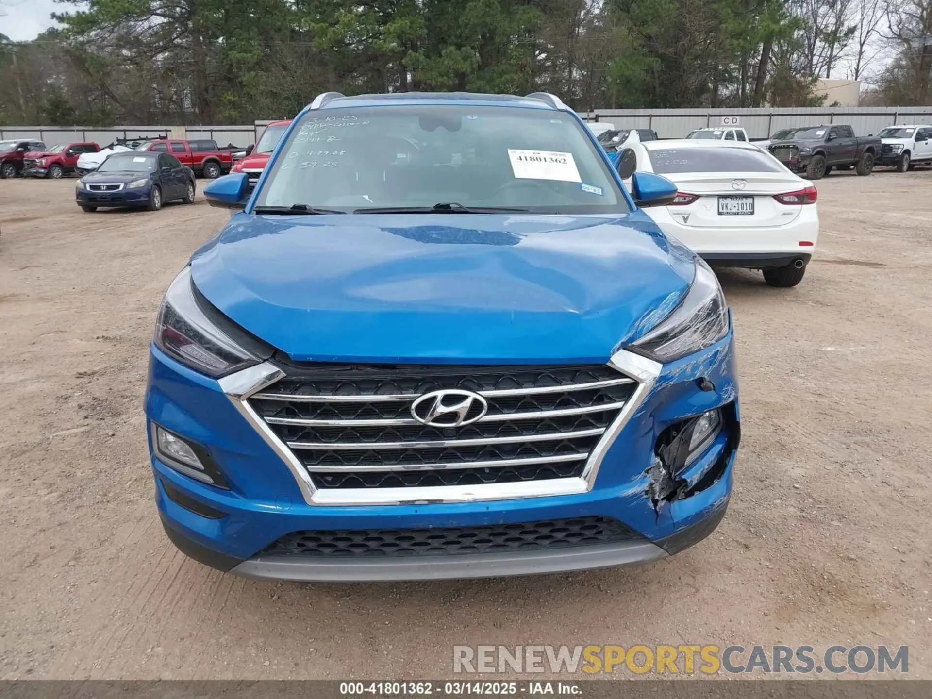 12 Photograph of a damaged car KM8J33AL5LU268881 HYUNDAI TUCSON 2020