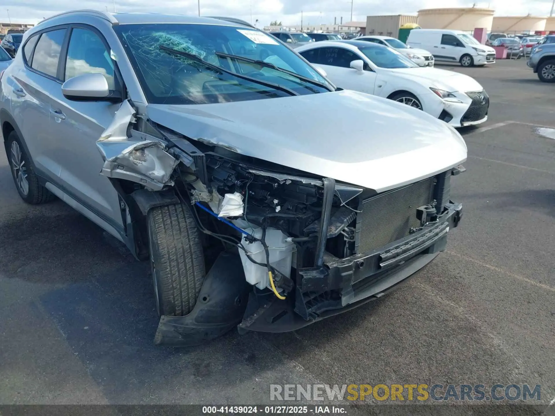 6 Photograph of a damaged car KM8J33AL7LU214725 HYUNDAI TUCSON 2020