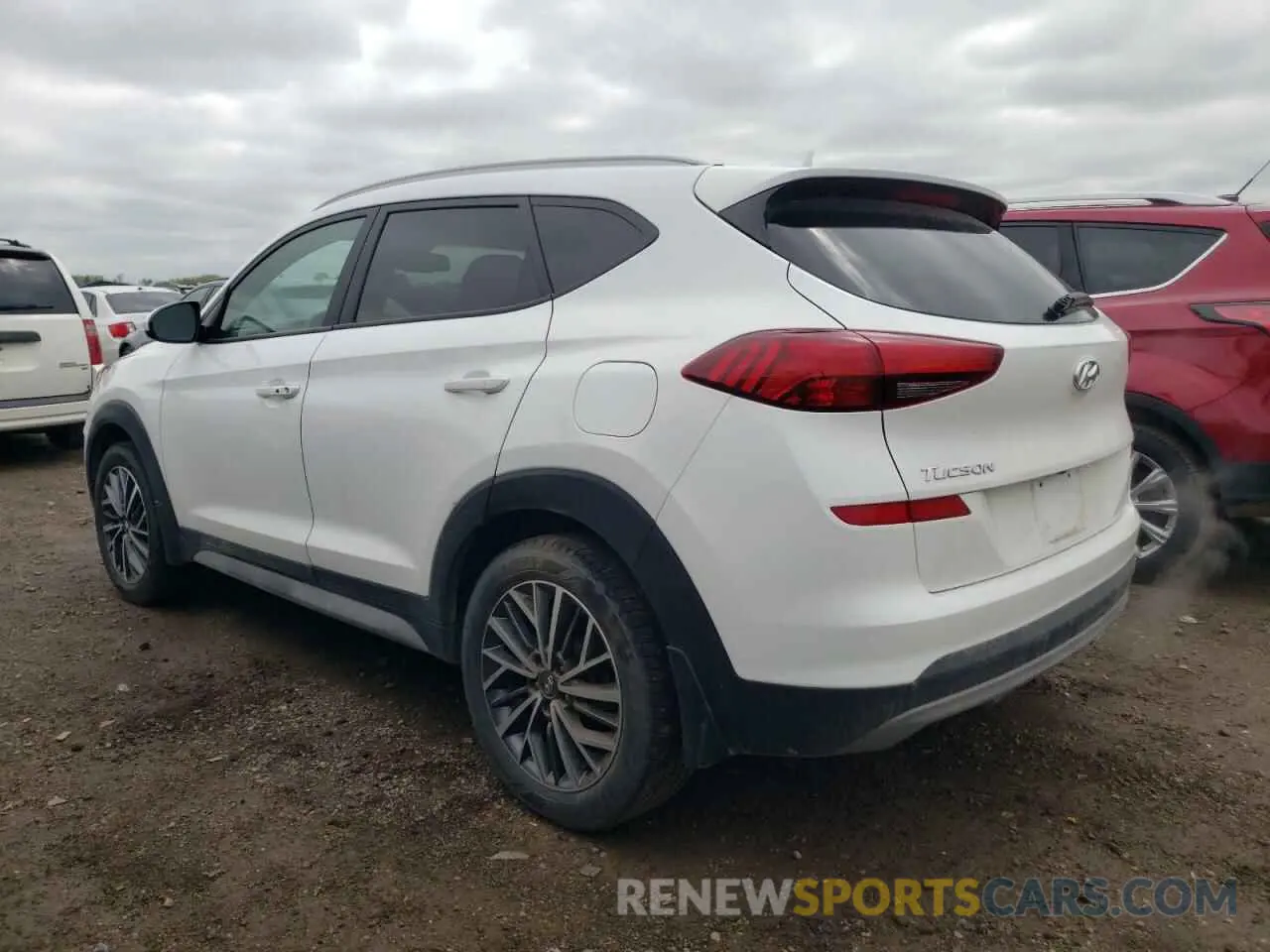 2 Photograph of a damaged car KM8J33AL7LU250835 HYUNDAI TUCSON 2020