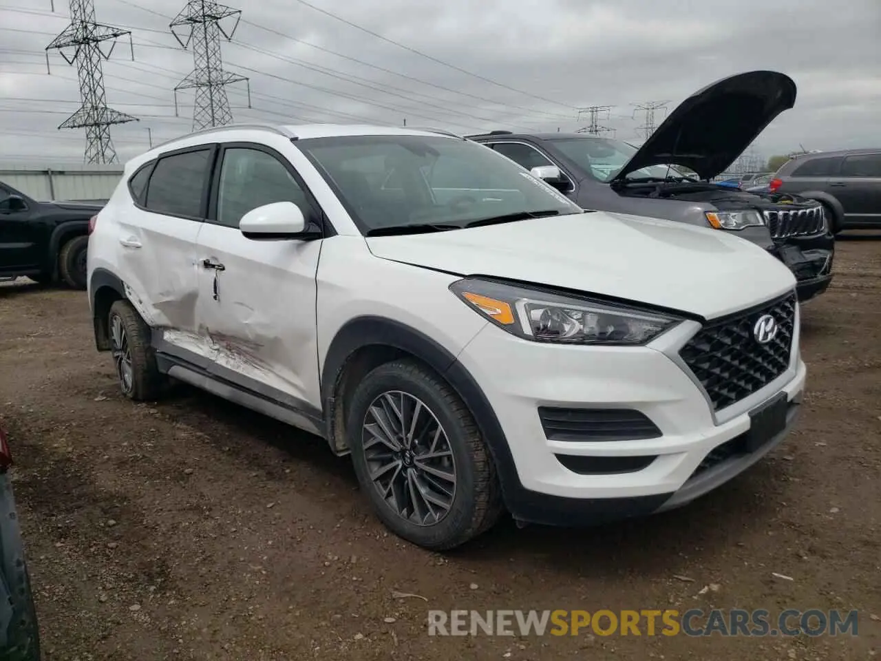 4 Photograph of a damaged car KM8J33AL7LU250835 HYUNDAI TUCSON 2020