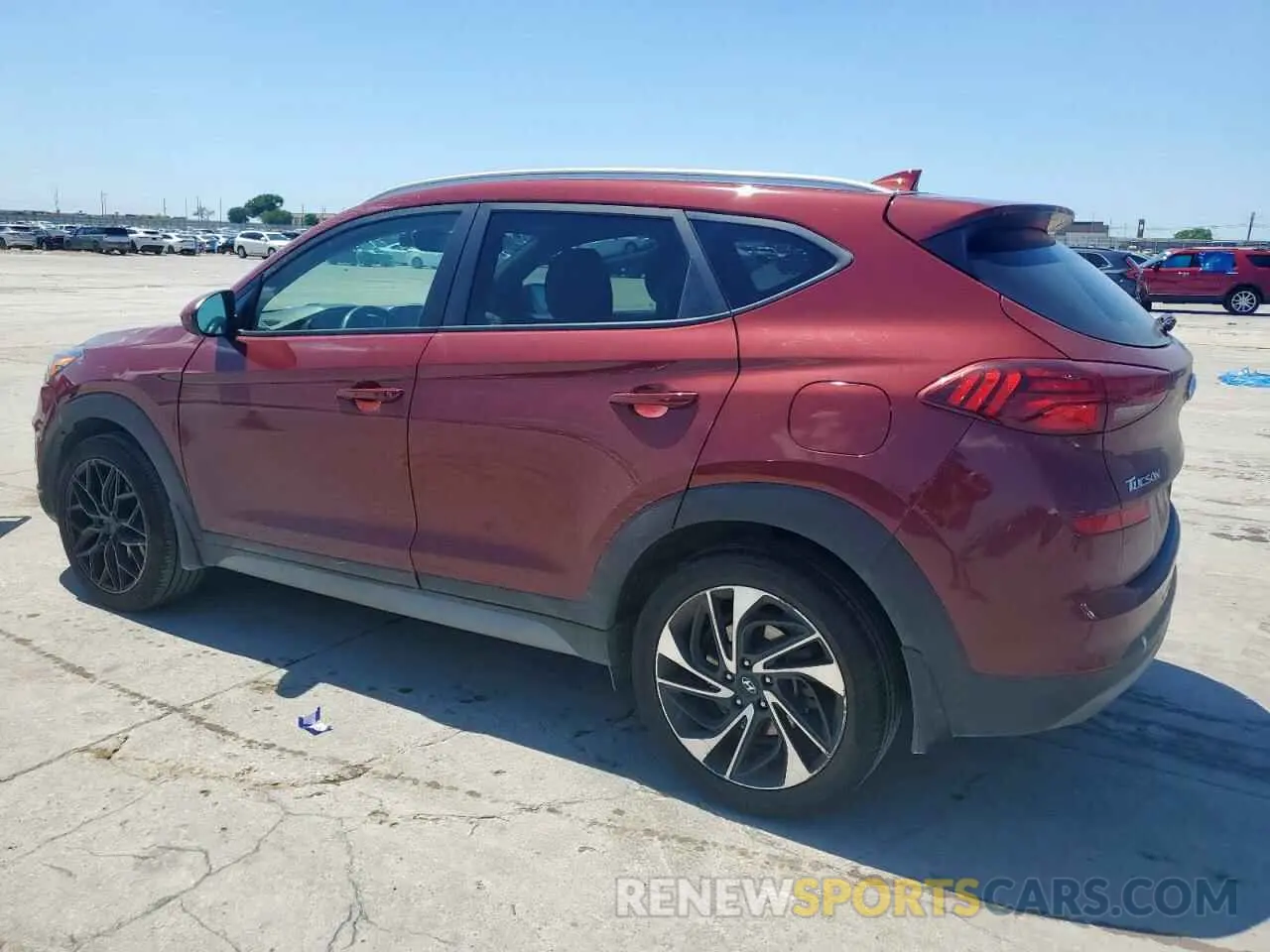 2 Photograph of a damaged car KM8J33AL8LU163140 HYUNDAI TUCSON 2020