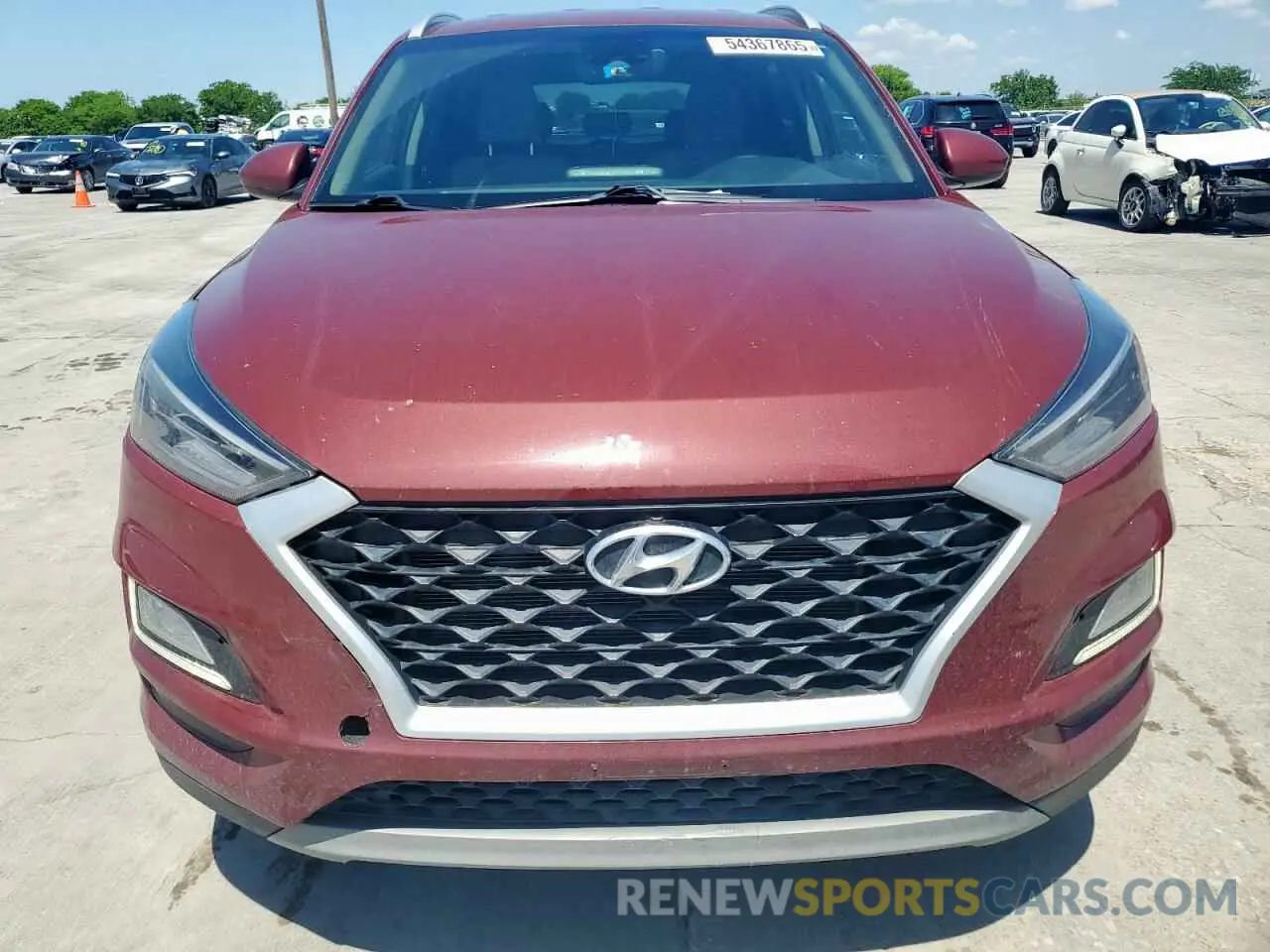 5 Photograph of a damaged car KM8J33AL8LU163140 HYUNDAI TUCSON 2020