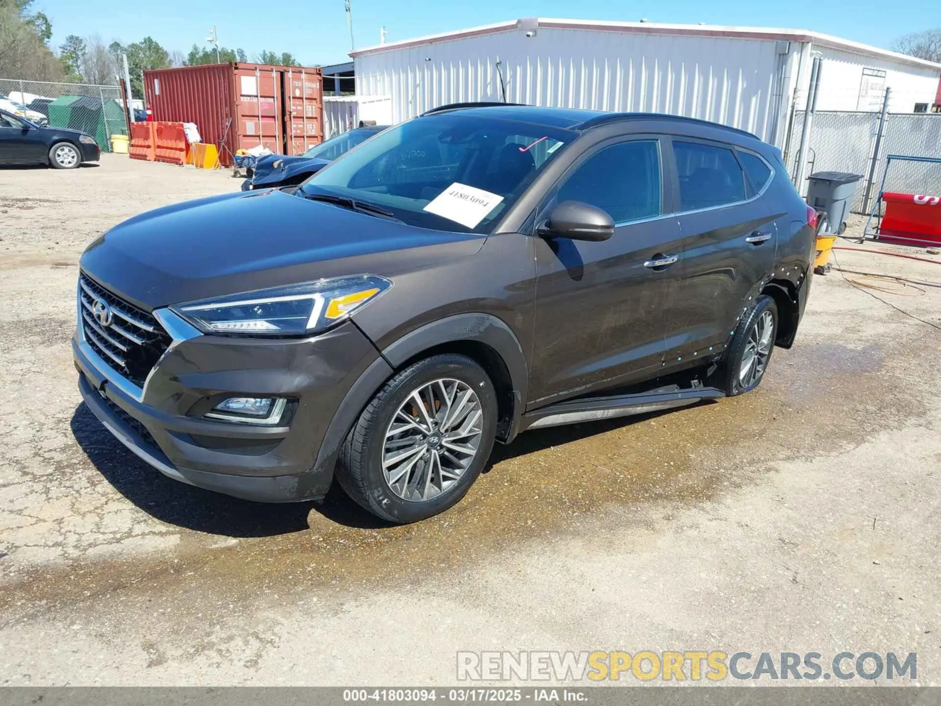 2 Photograph of a damaged car KM8J33AL9LU133063 HYUNDAI TUCSON 2020