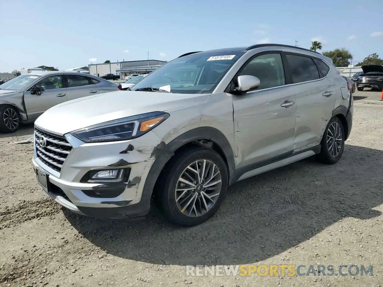 1 Photograph of a damaged car KM8J33AL9LU175507 HYUNDAI TUCSON 2020