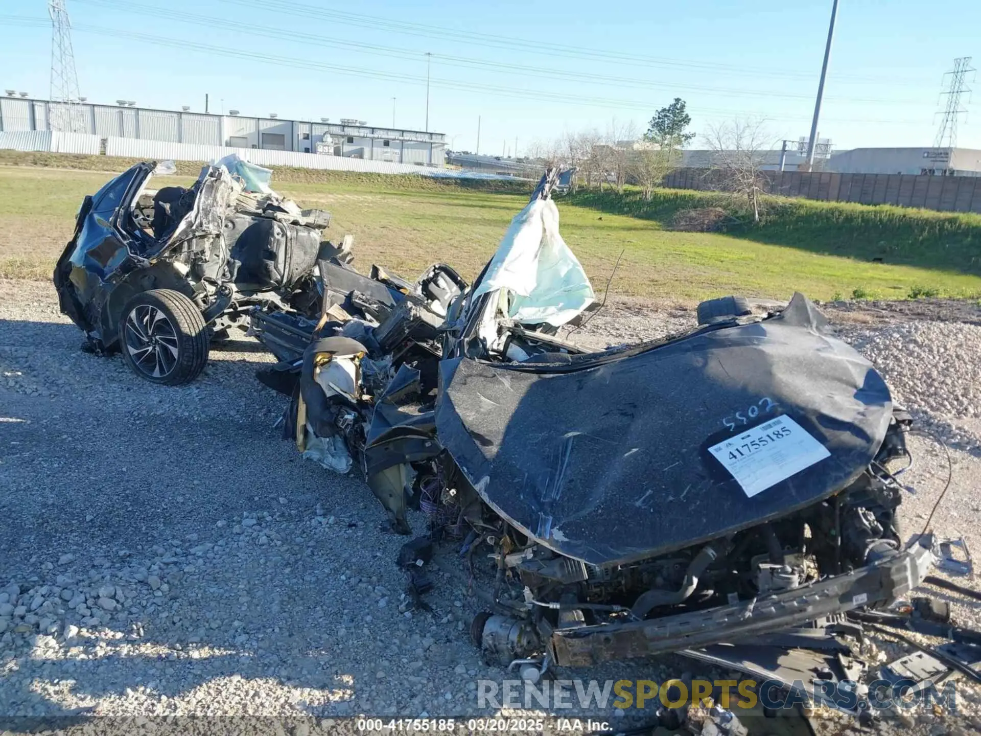 1 Photograph of a damaged car KM8J33ALXLU175502 HYUNDAI TUCSON 2020