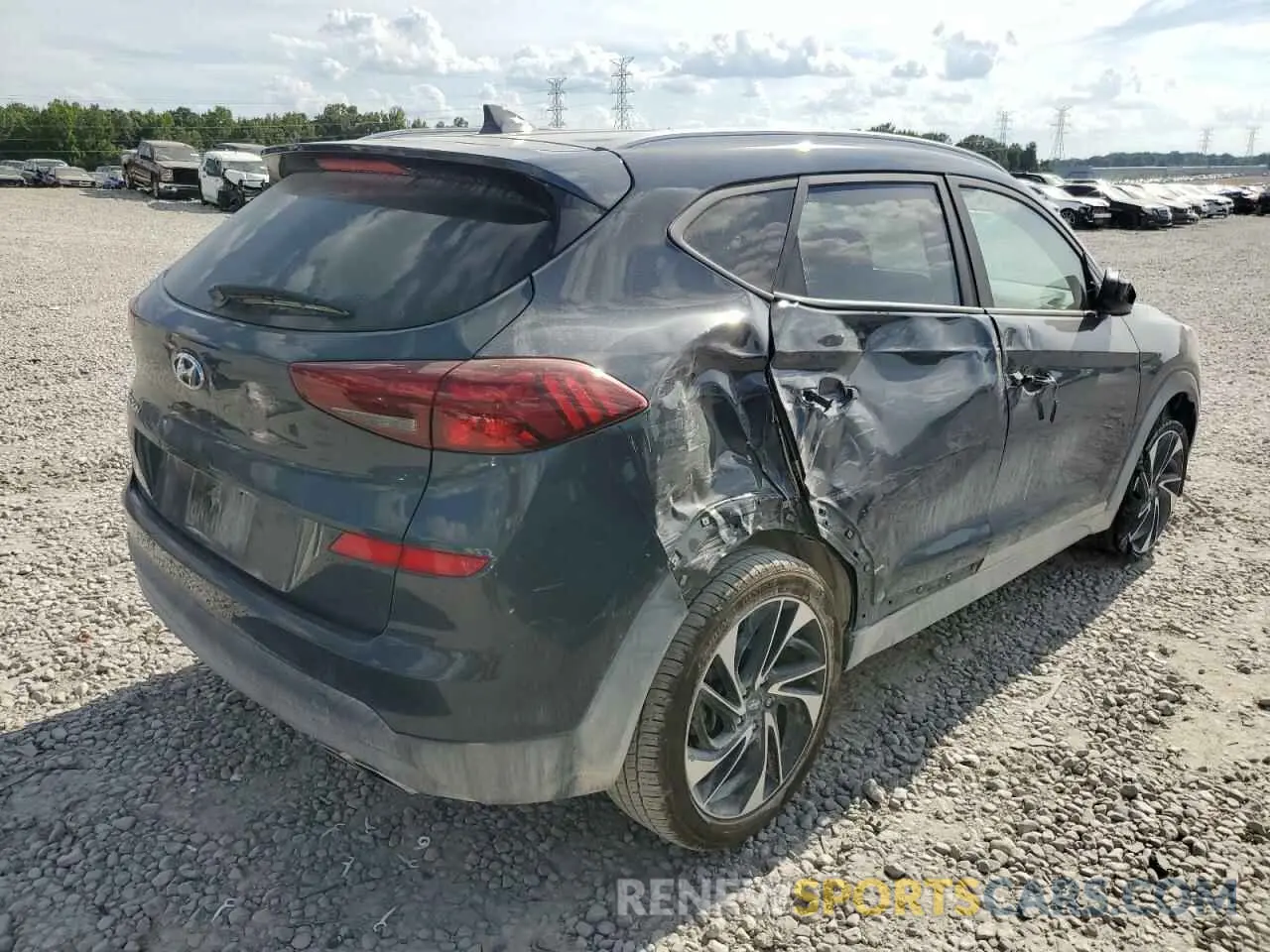 3 Photograph of a damaged car KM8J33ALXLU175757 HYUNDAI TUCSON 2020