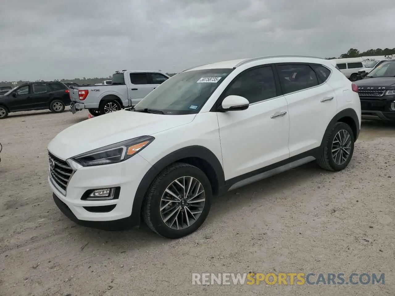 1 Photograph of a damaged car KM8J33ALXLU259416 HYUNDAI TUCSON 2020