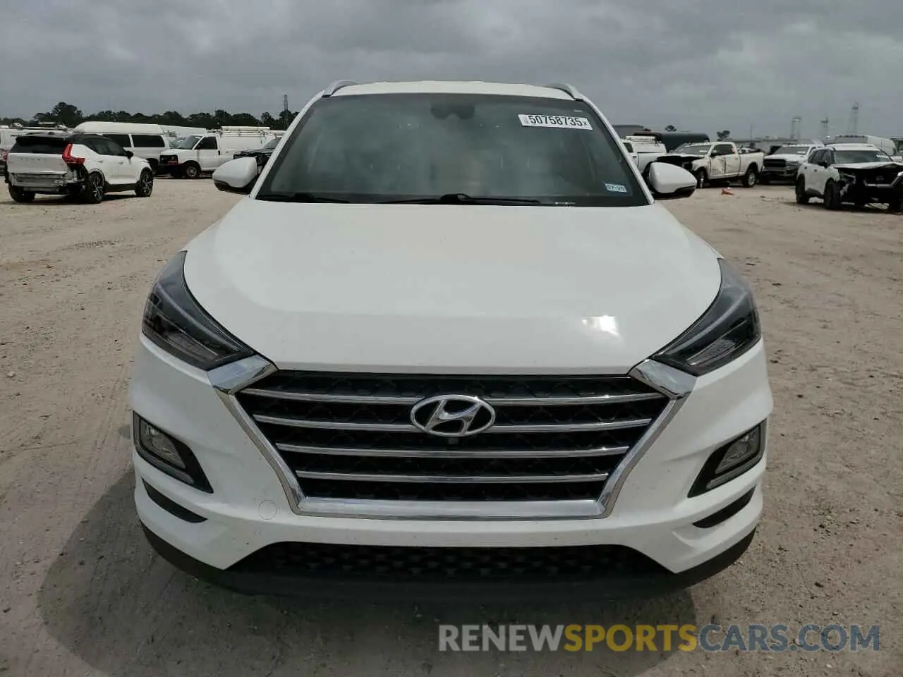 5 Photograph of a damaged car KM8J33ALXLU259416 HYUNDAI TUCSON 2020