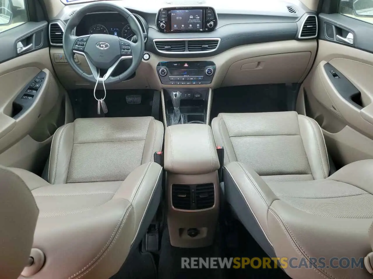 8 Photograph of a damaged car KM8J33ALXLU259416 HYUNDAI TUCSON 2020