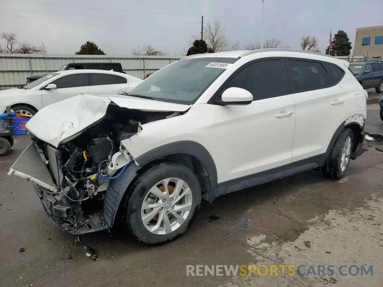 1 Photograph of a damaged car KM8J3CA41LU198434 HYUNDAI TUCSON 2020