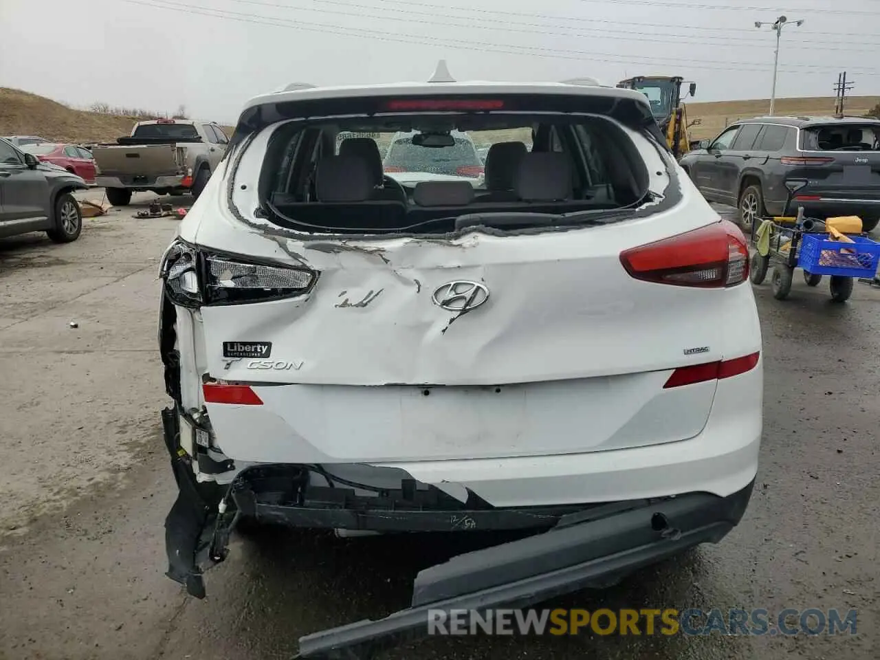 6 Photograph of a damaged car KM8J3CA41LU198434 HYUNDAI TUCSON 2020