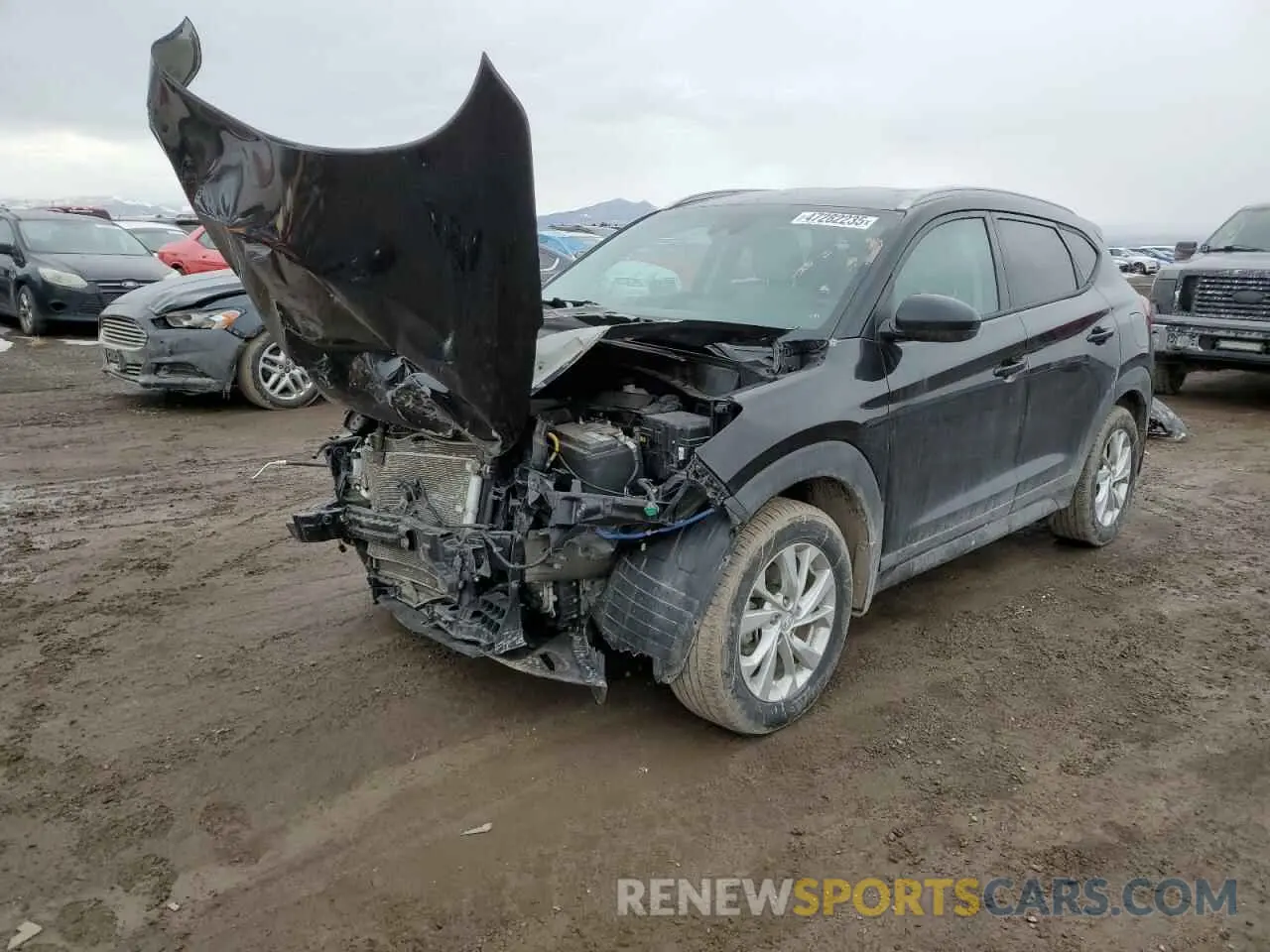 1 Photograph of a damaged car KM8J3CA42LU084295 HYUNDAI TUCSON 2020