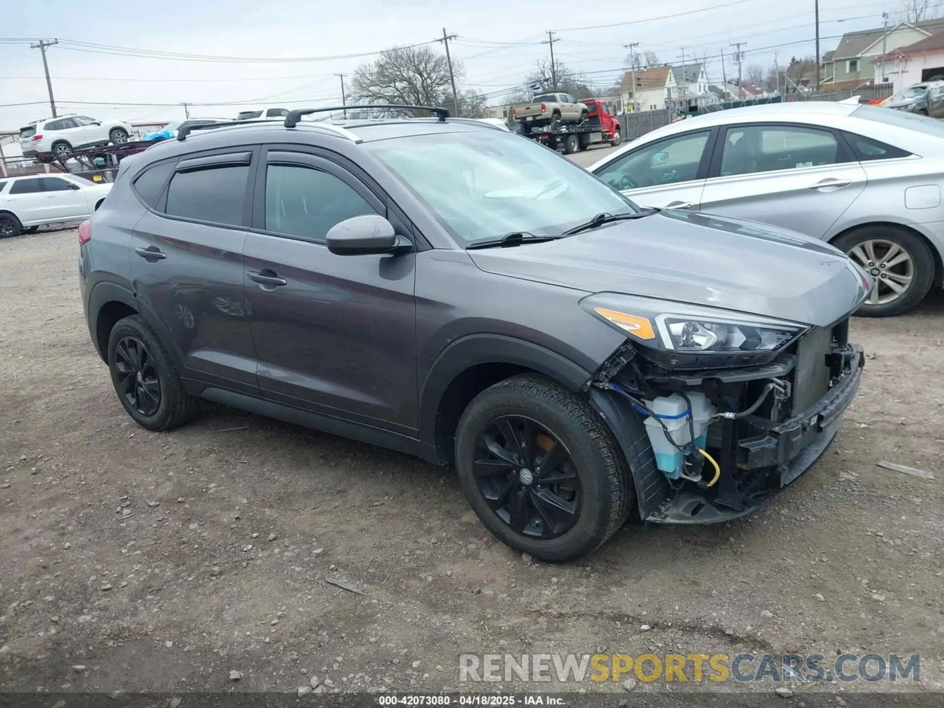 1 Photograph of a damaged car KM8J3CA42LU093305 HYUNDAI TUCSON 2020