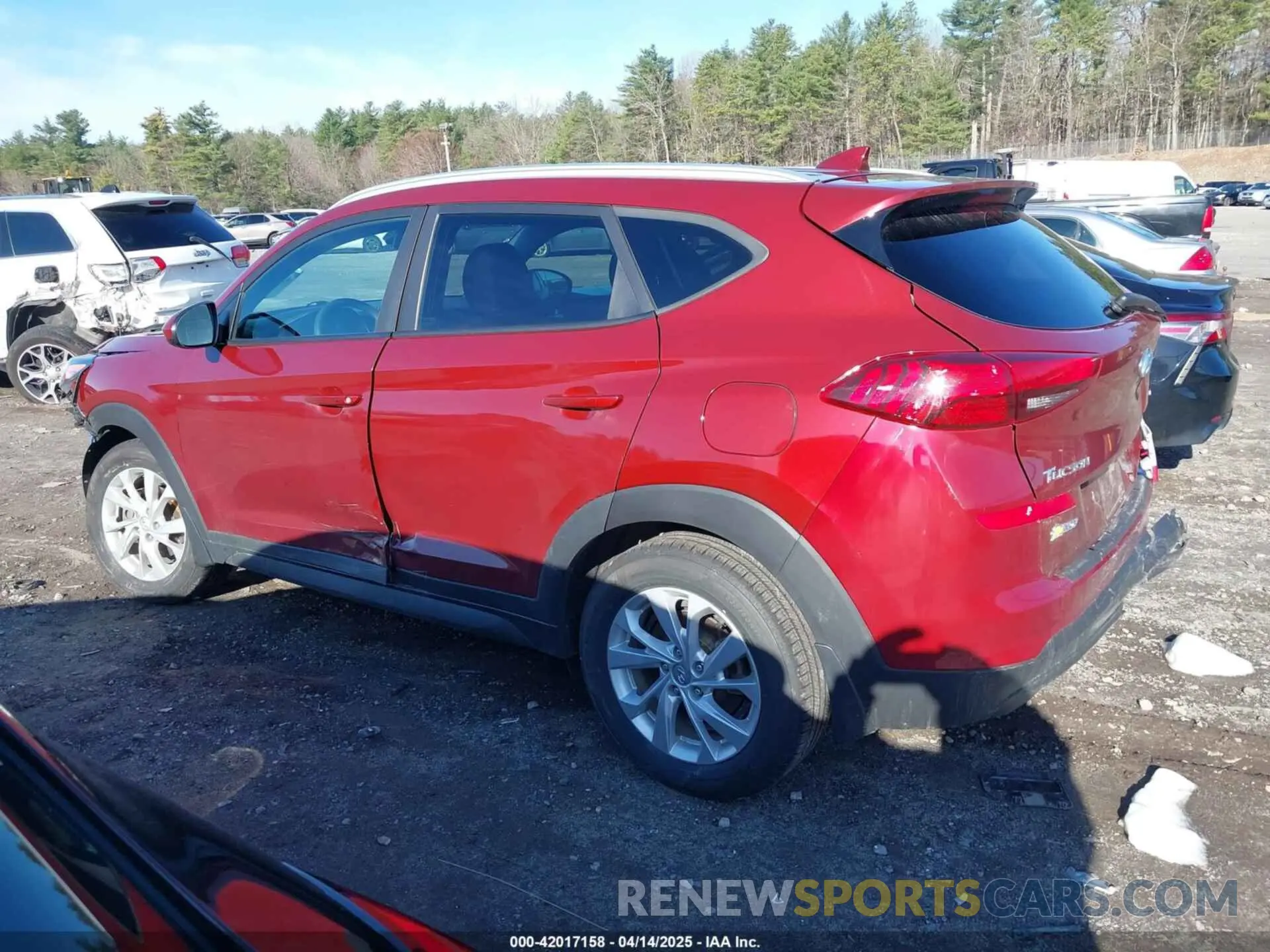 14 Photograph of a damaged car KM8J3CA42LU145368 HYUNDAI TUCSON 2020