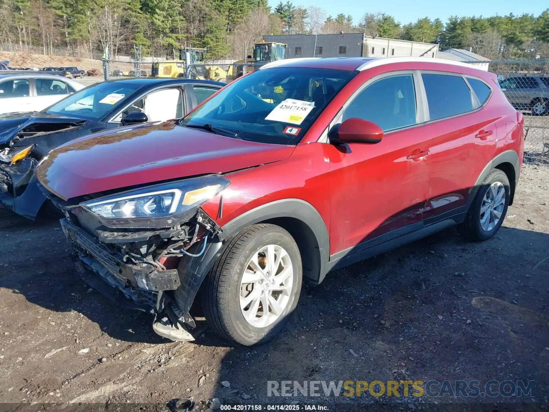 2 Photograph of a damaged car KM8J3CA42LU145368 HYUNDAI TUCSON 2020