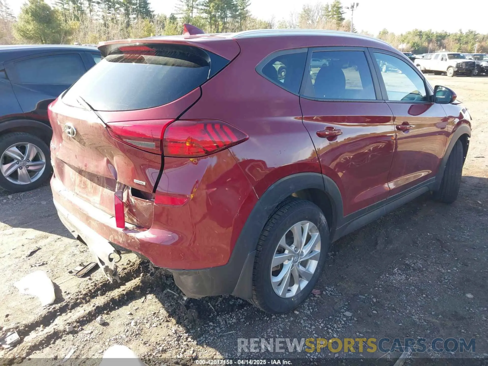 4 Photograph of a damaged car KM8J3CA42LU145368 HYUNDAI TUCSON 2020
