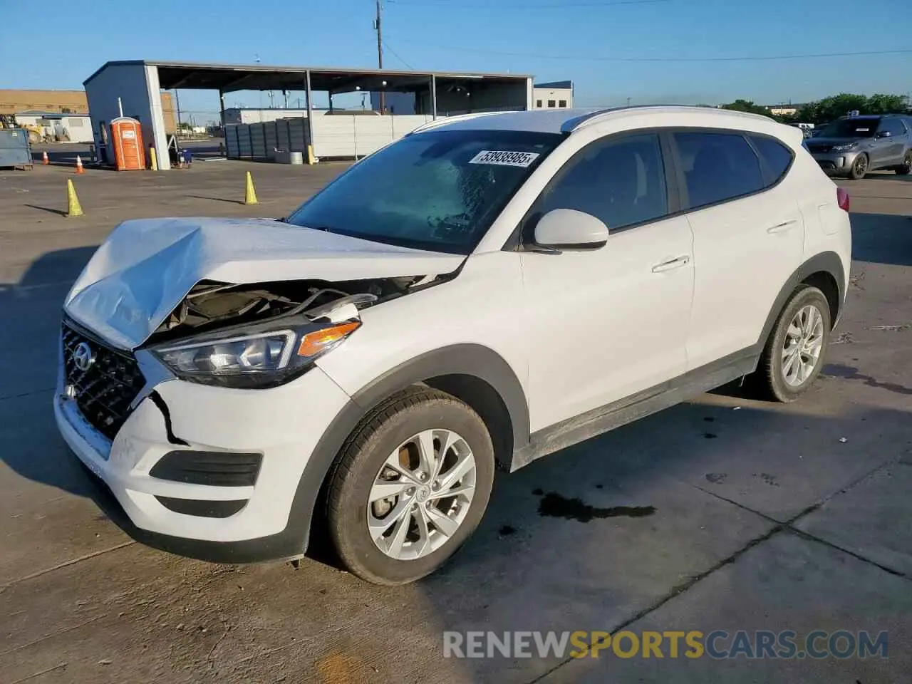 1 Photograph of a damaged car KM8J3CA43LU105820 HYUNDAI TUCSON 2020