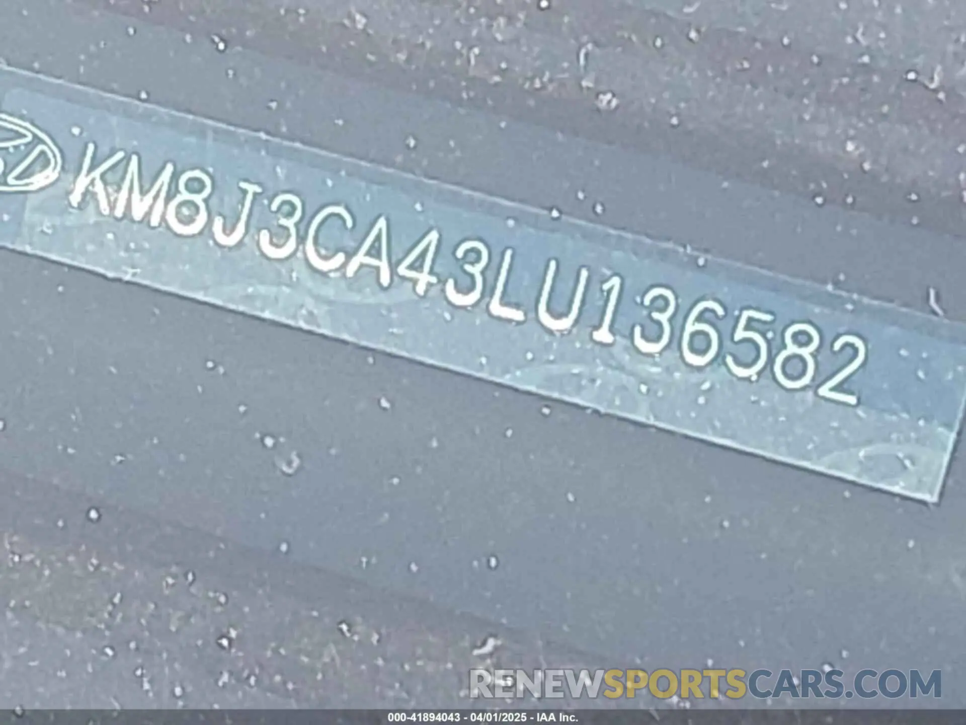 17 Photograph of a damaged car KM8J3CA43LU136582 HYUNDAI TUCSON 2020