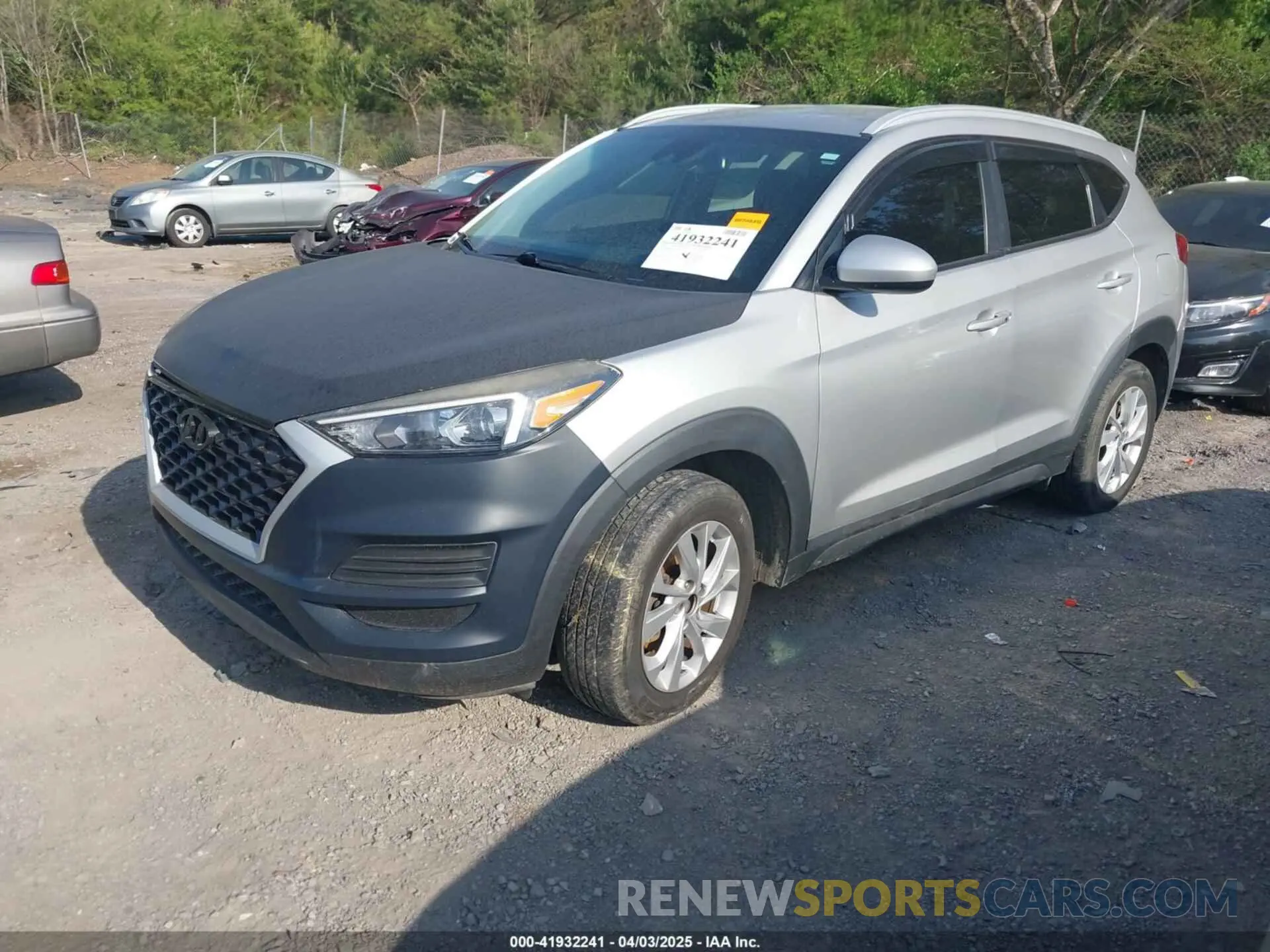 2 Photograph of a damaged car KM8J3CA44LU168344 HYUNDAI TUCSON 2020