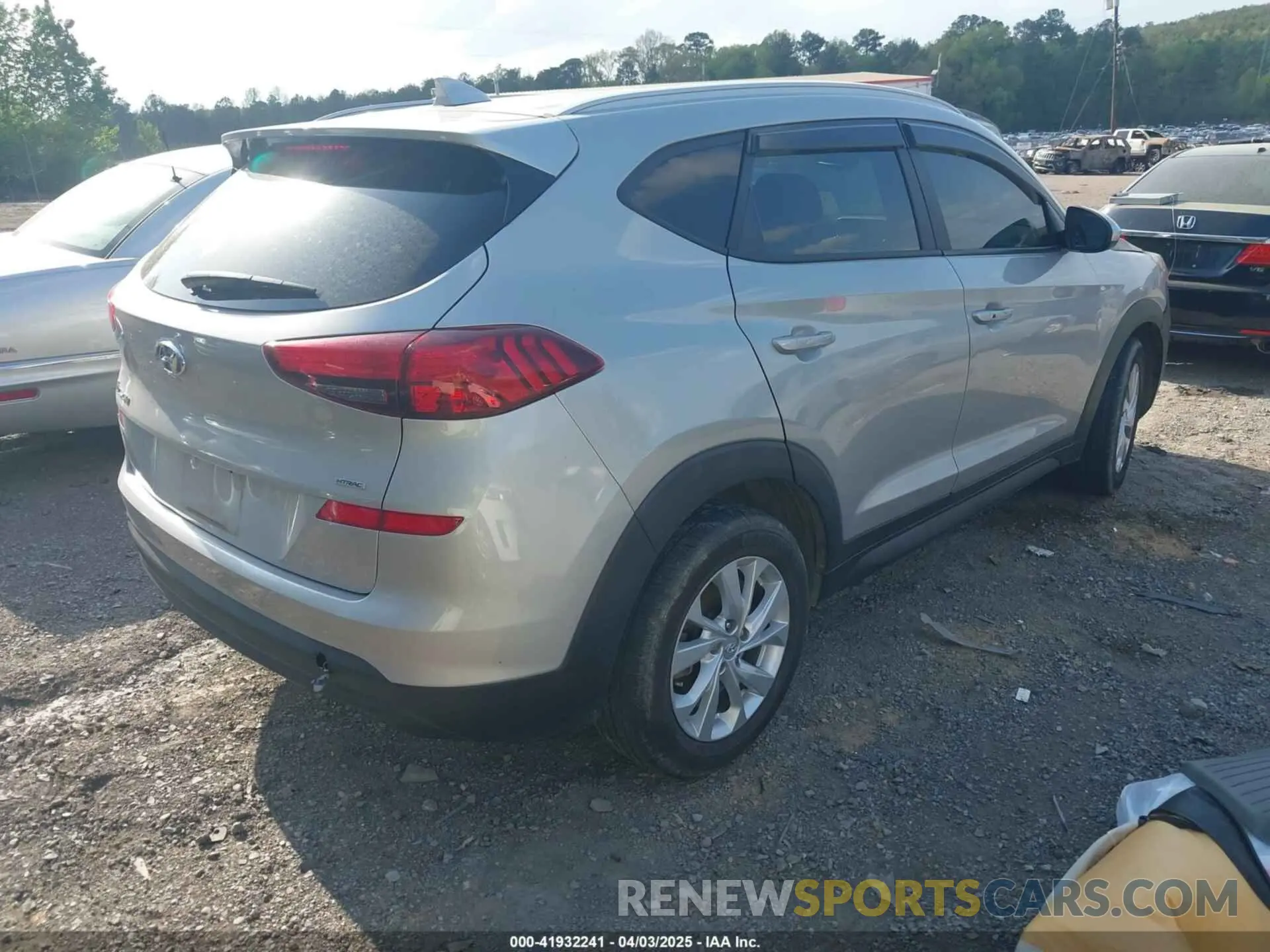 4 Photograph of a damaged car KM8J3CA44LU168344 HYUNDAI TUCSON 2020