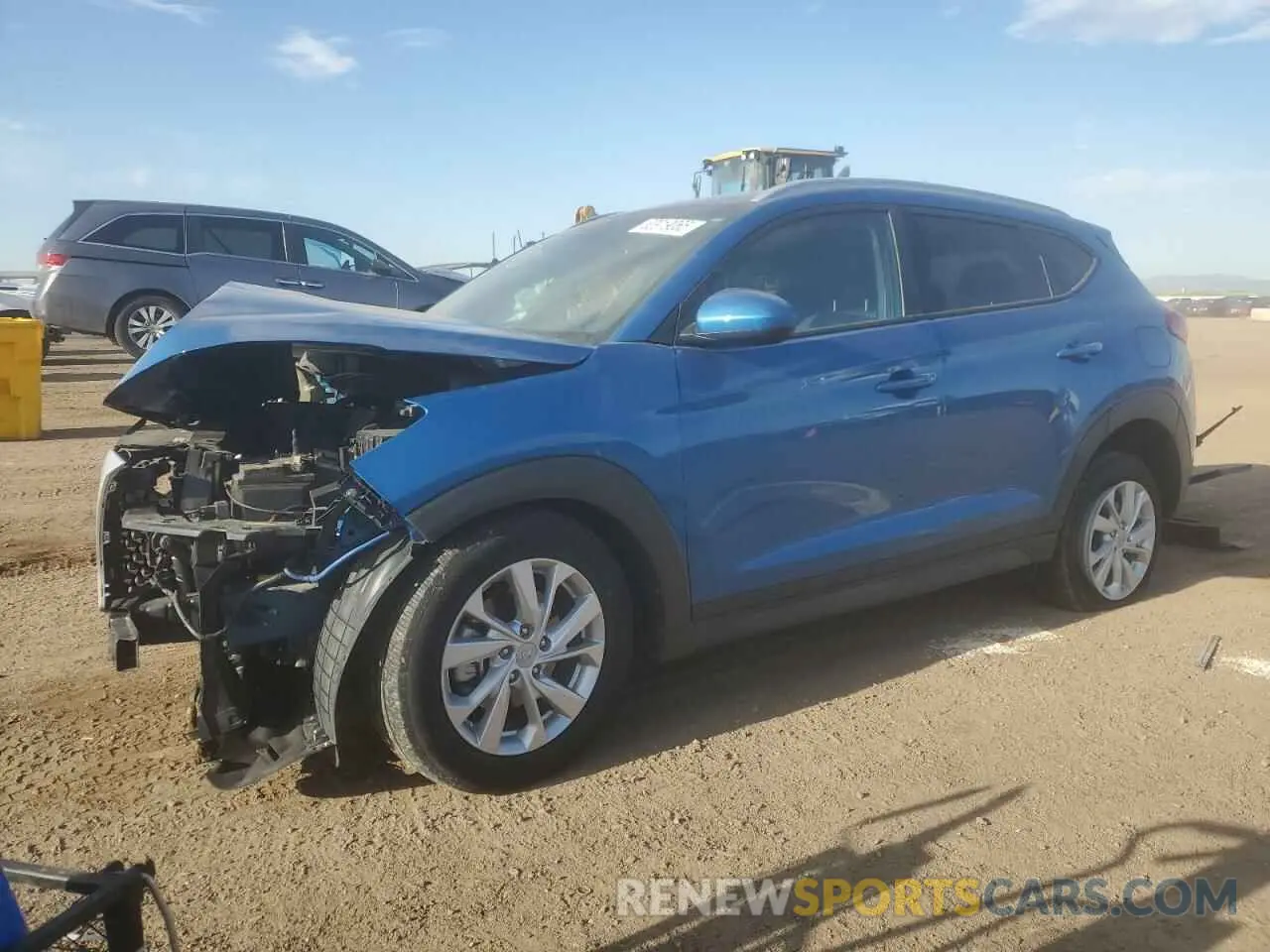 1 Photograph of a damaged car KM8J3CA44LU170420 HYUNDAI TUCSON 2020