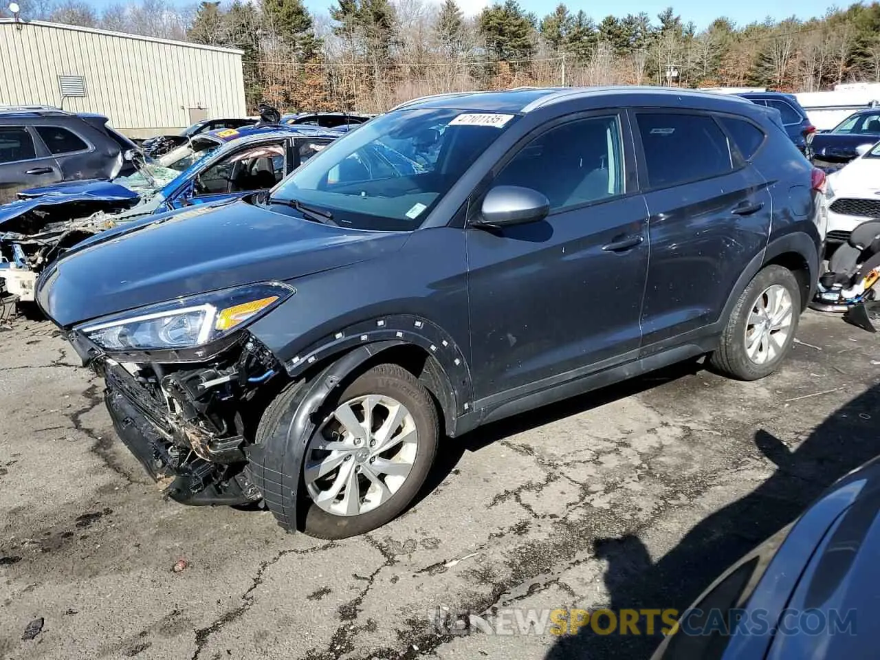 1 Photograph of a damaged car KM8J3CA44LU177416 HYUNDAI TUCSON 2020