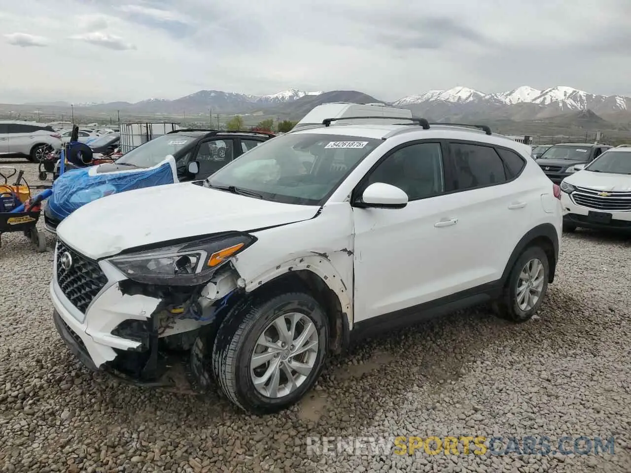 1 Photograph of a damaged car KM8J3CA45LU083075 HYUNDAI TUCSON 2020