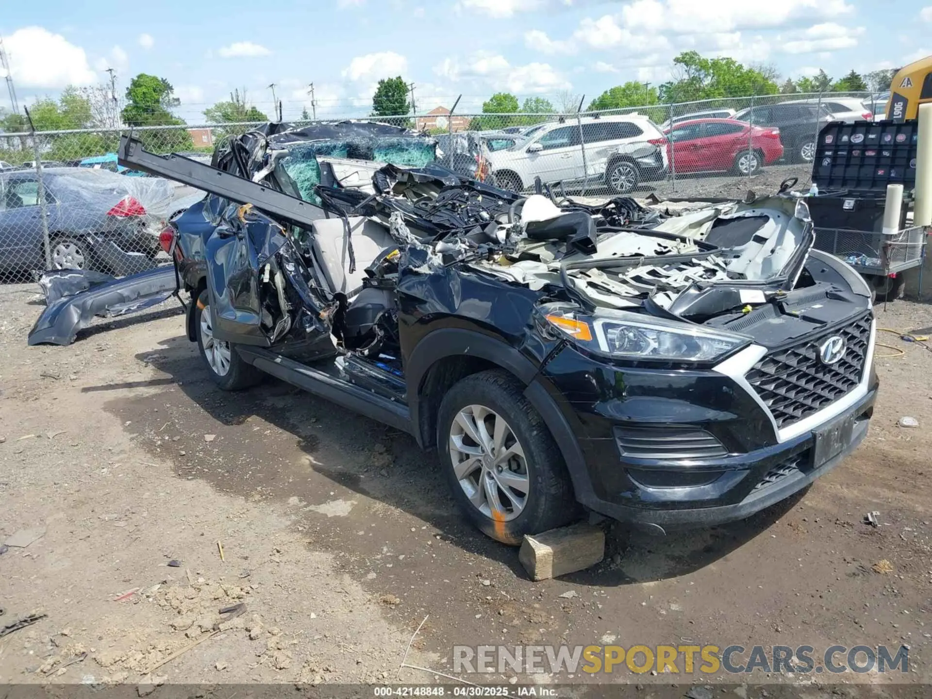 1 Photograph of a damaged car KM8J3CA47LU084325 HYUNDAI TUCSON 2020