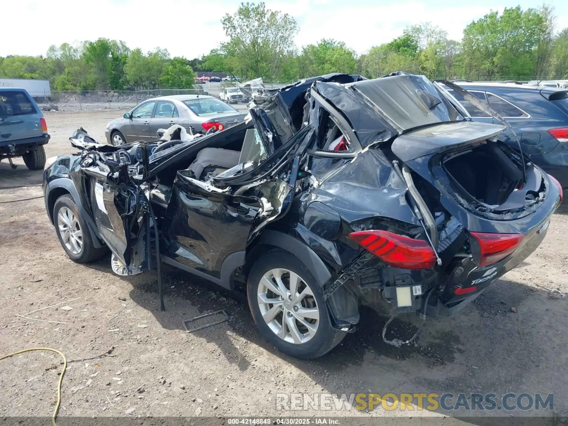 3 Photograph of a damaged car KM8J3CA47LU084325 HYUNDAI TUCSON 2020
