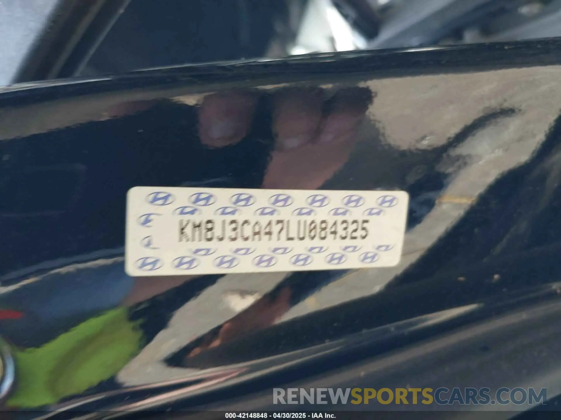 9 Photograph of a damaged car KM8J3CA47LU084325 HYUNDAI TUCSON 2020
