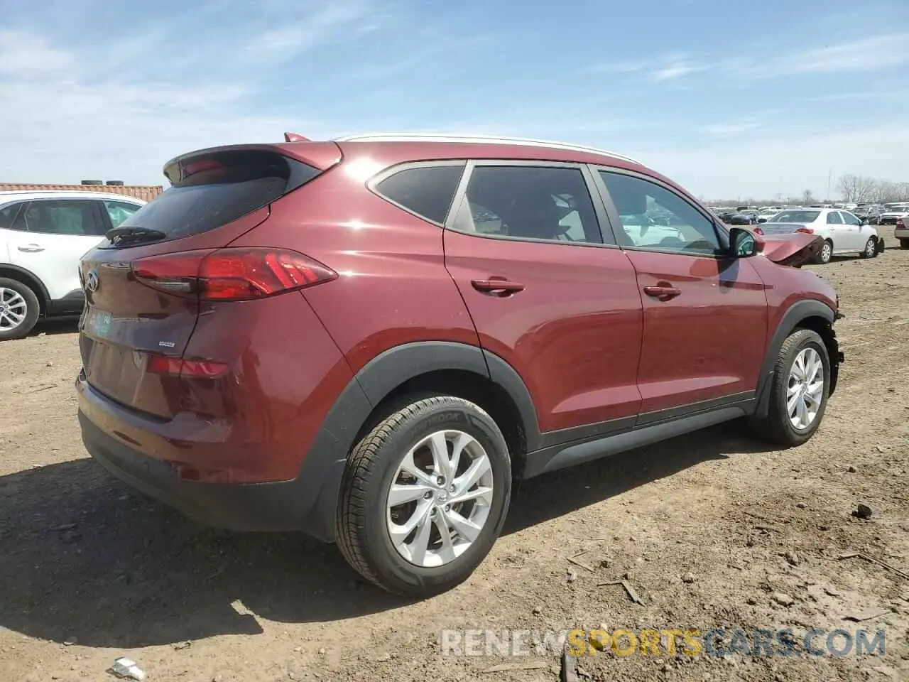 3 Photograph of a damaged car KM8J3CA47LU206472 HYUNDAI TUCSON 2020