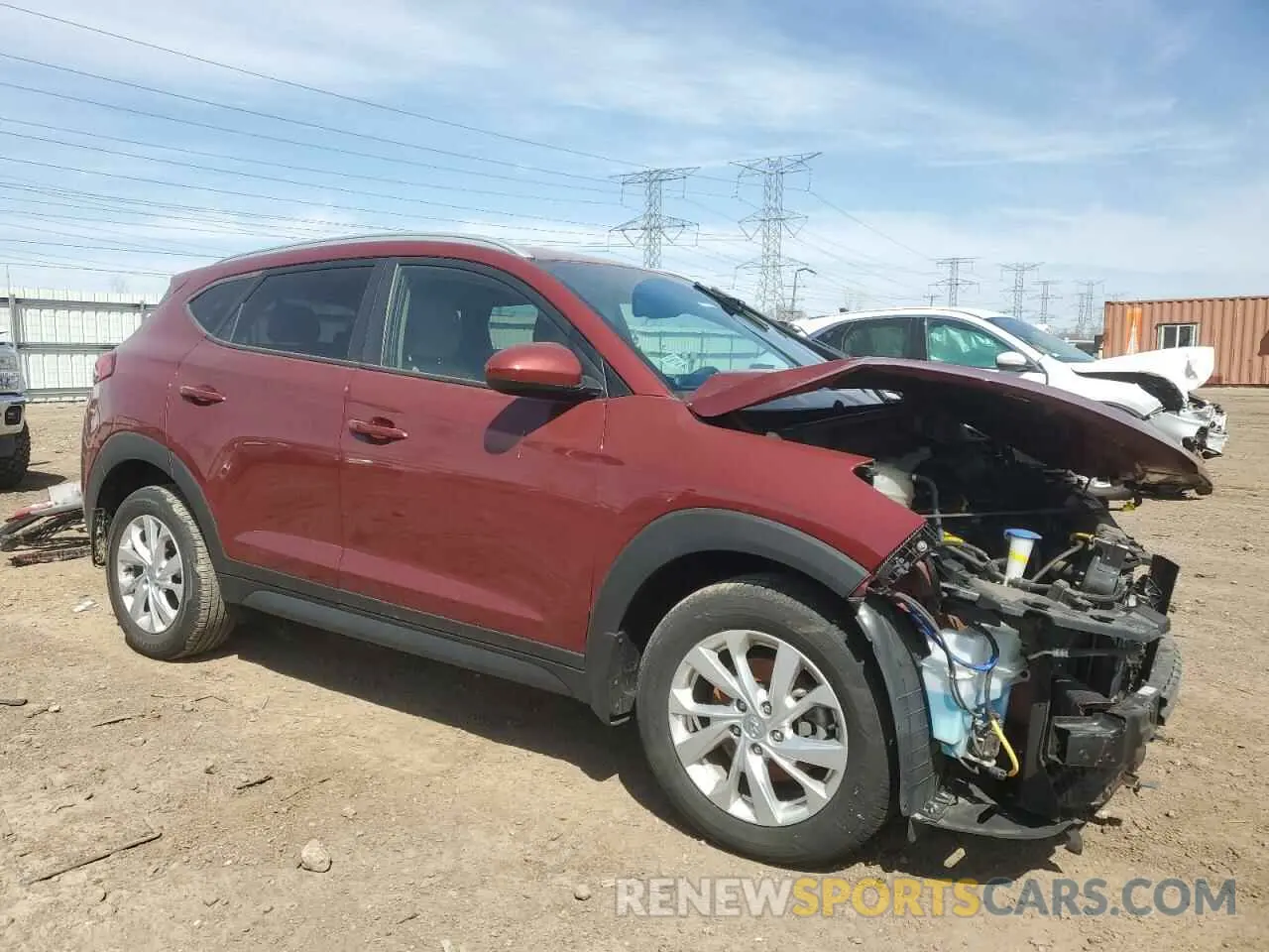 4 Photograph of a damaged car KM8J3CA47LU206472 HYUNDAI TUCSON 2020