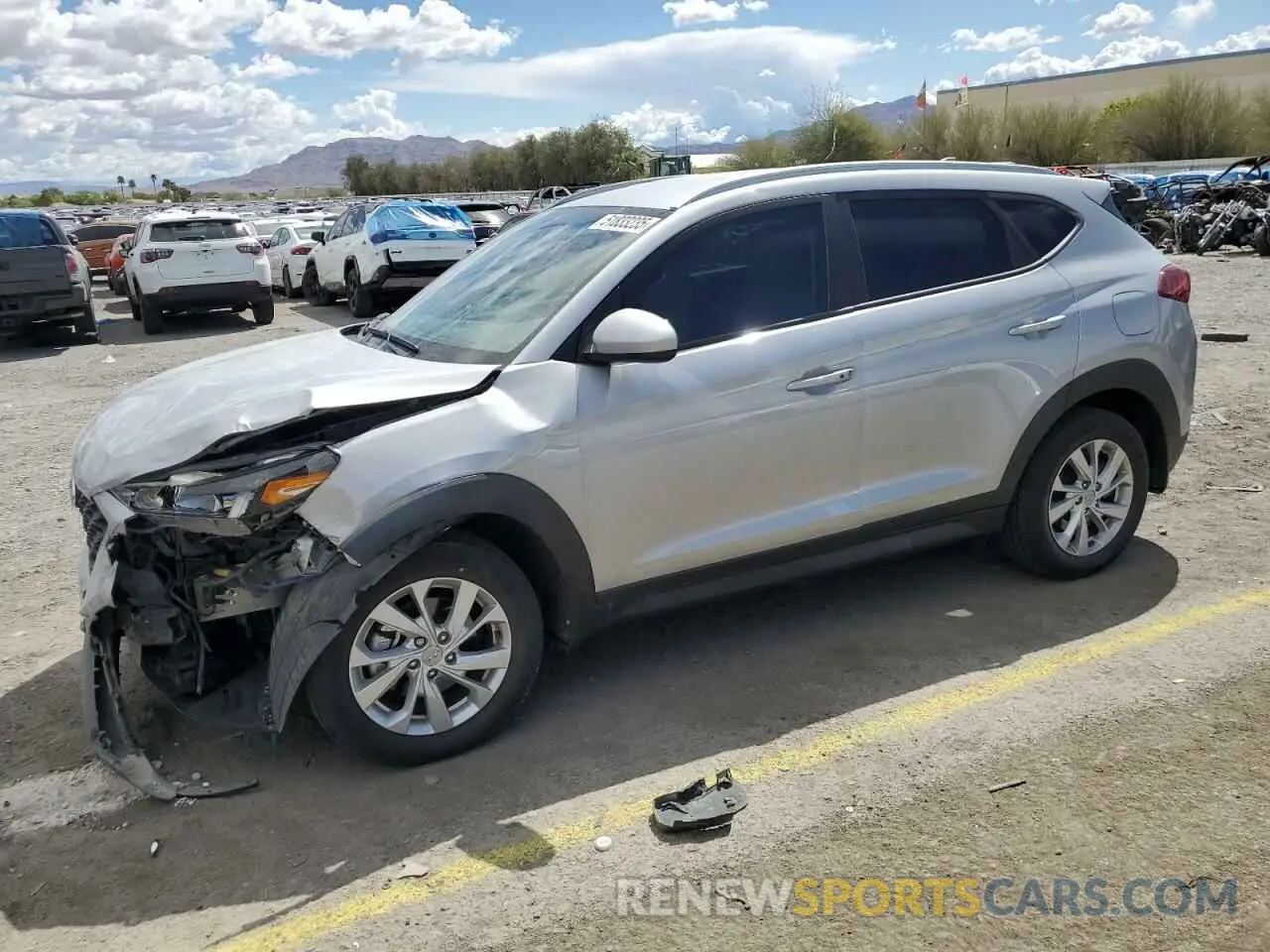 1 Photograph of a damaged car KM8J3CA48LU081014 HYUNDAI TUCSON 2020