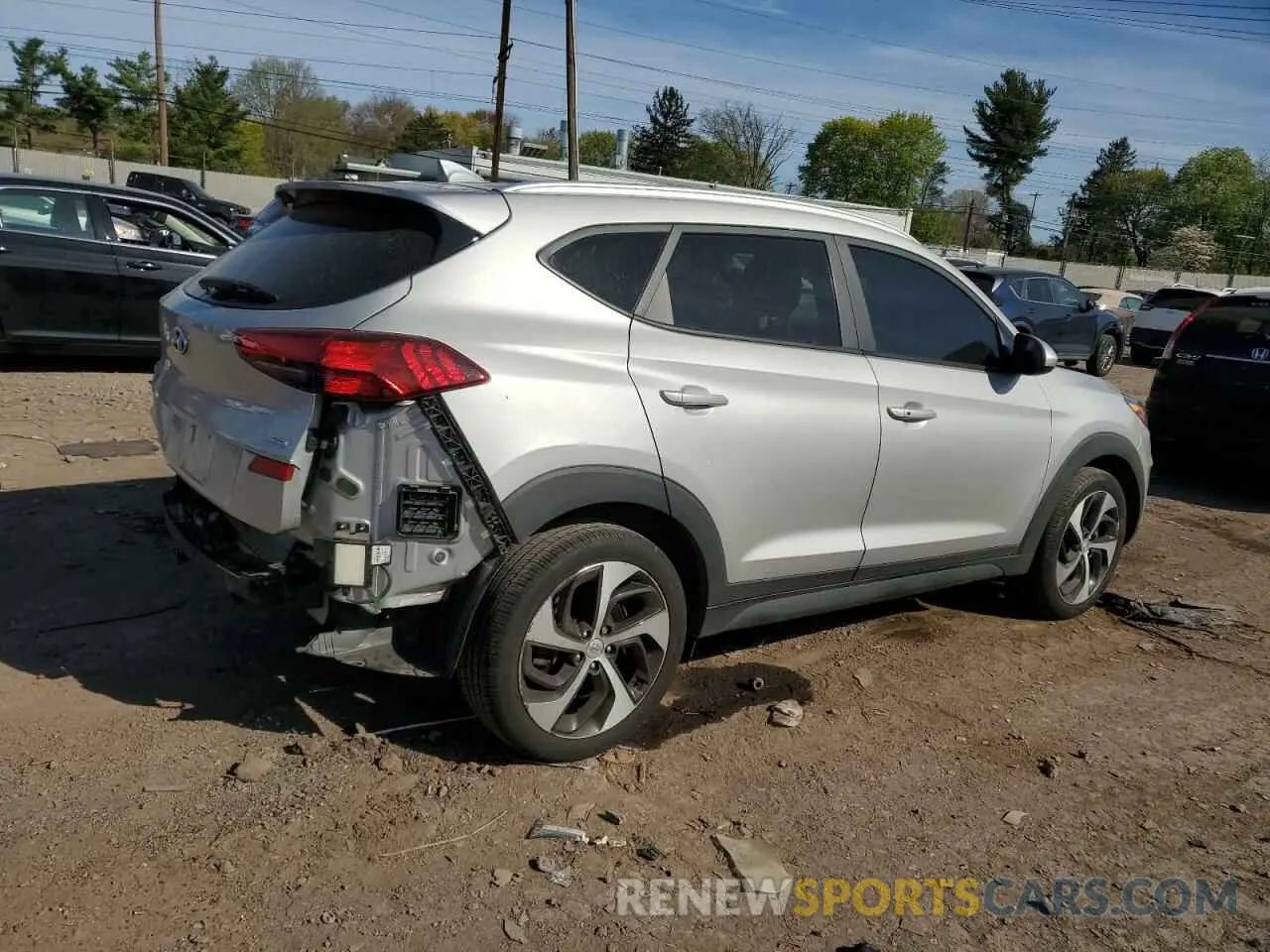 3 Photograph of a damaged car KM8J3CA48LU136397 HYUNDAI TUCSON 2020