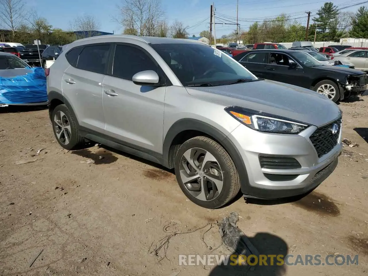 4 Photograph of a damaged car KM8J3CA48LU136397 HYUNDAI TUCSON 2020
