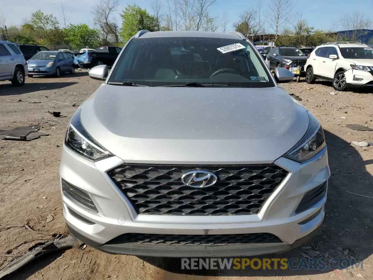 5 Photograph of a damaged car KM8J3CA48LU136397 HYUNDAI TUCSON 2020