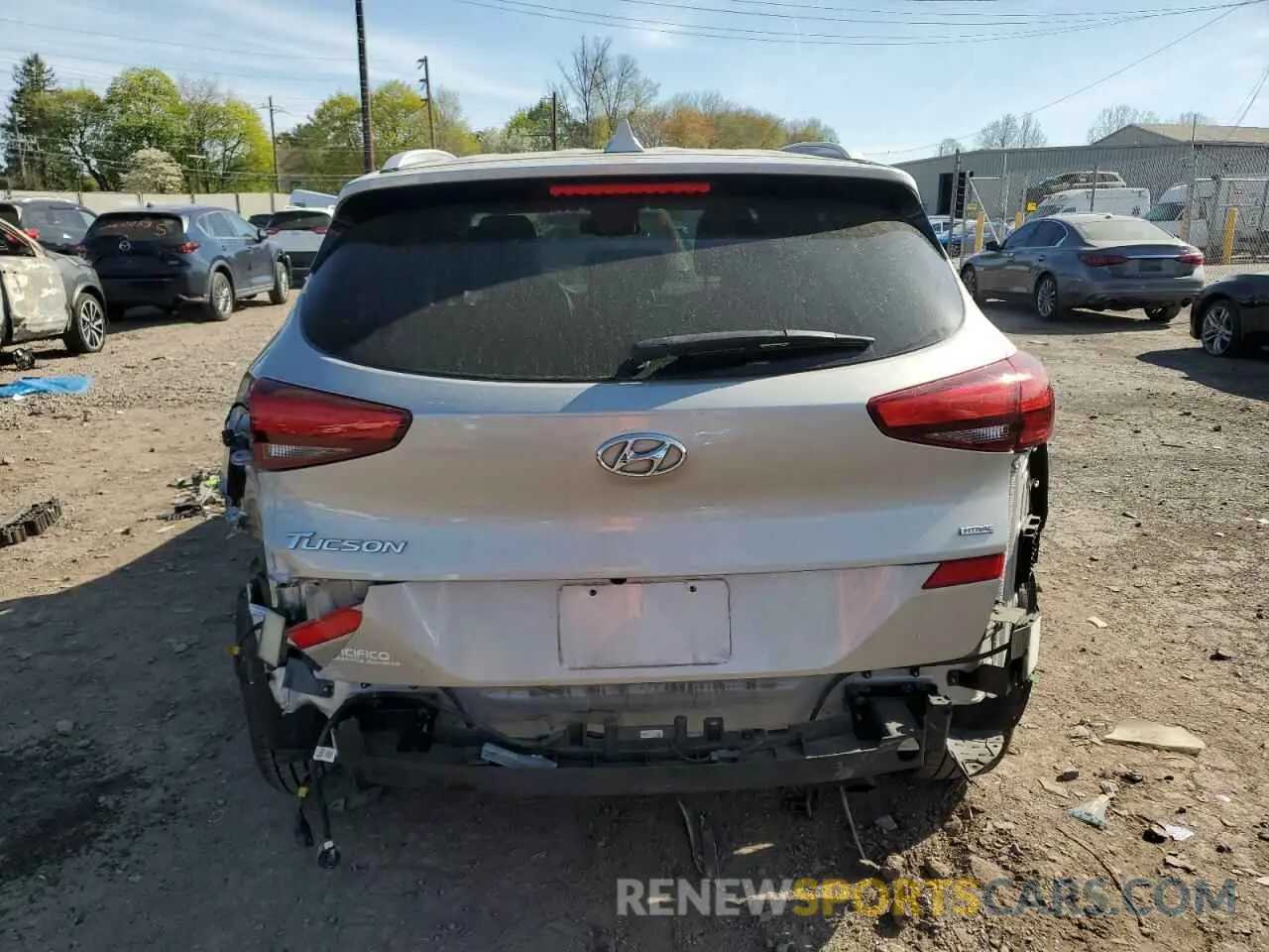 6 Photograph of a damaged car KM8J3CA48LU136397 HYUNDAI TUCSON 2020