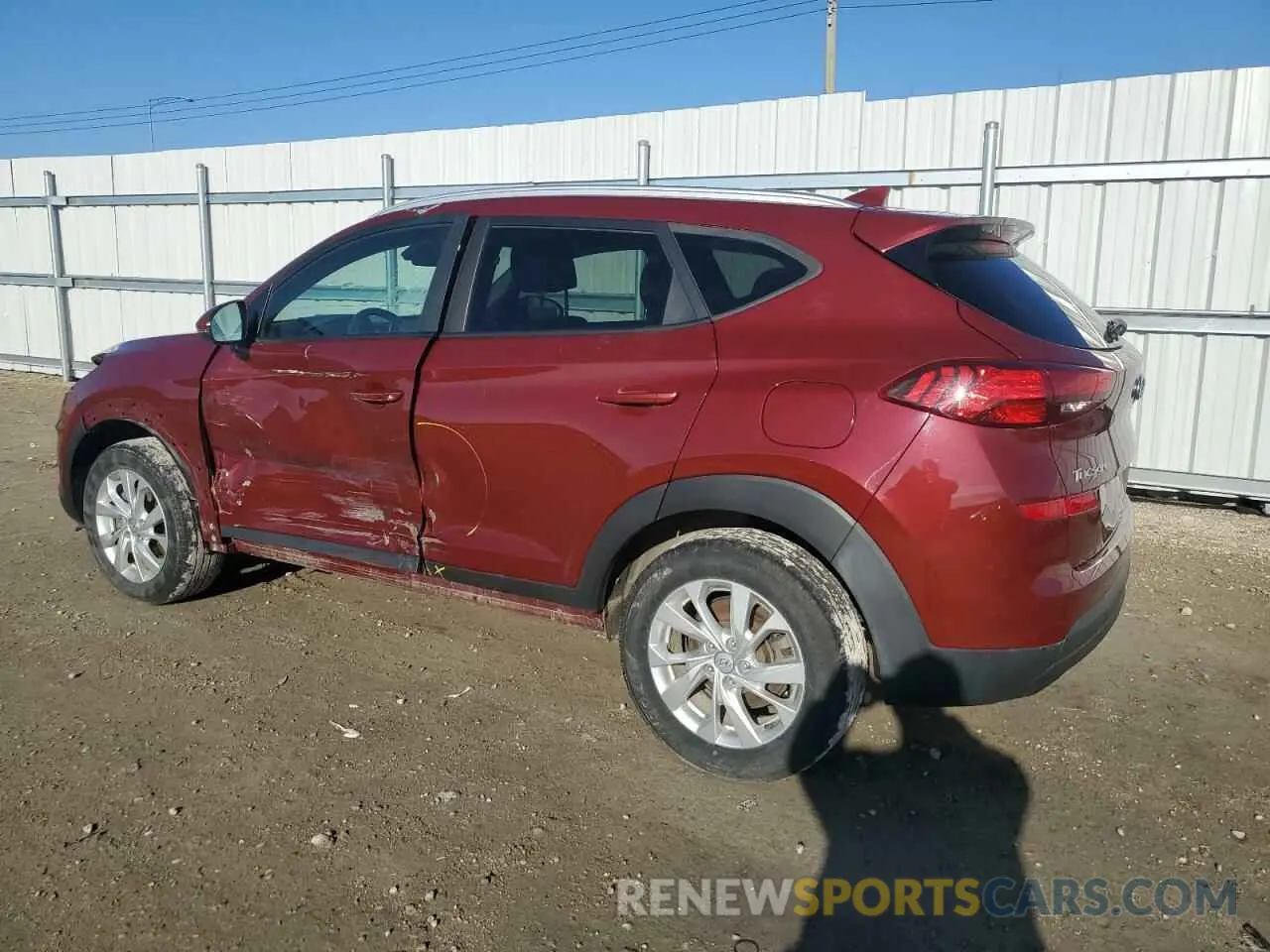 2 Photograph of a damaged car KM8J3CA49LU215447 HYUNDAI TUCSON 2020
