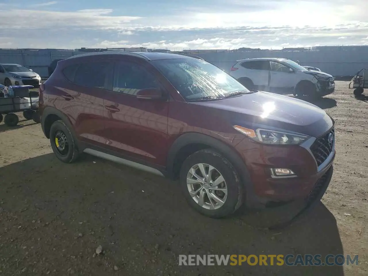4 Photograph of a damaged car KM8J3CA49LU215447 HYUNDAI TUCSON 2020