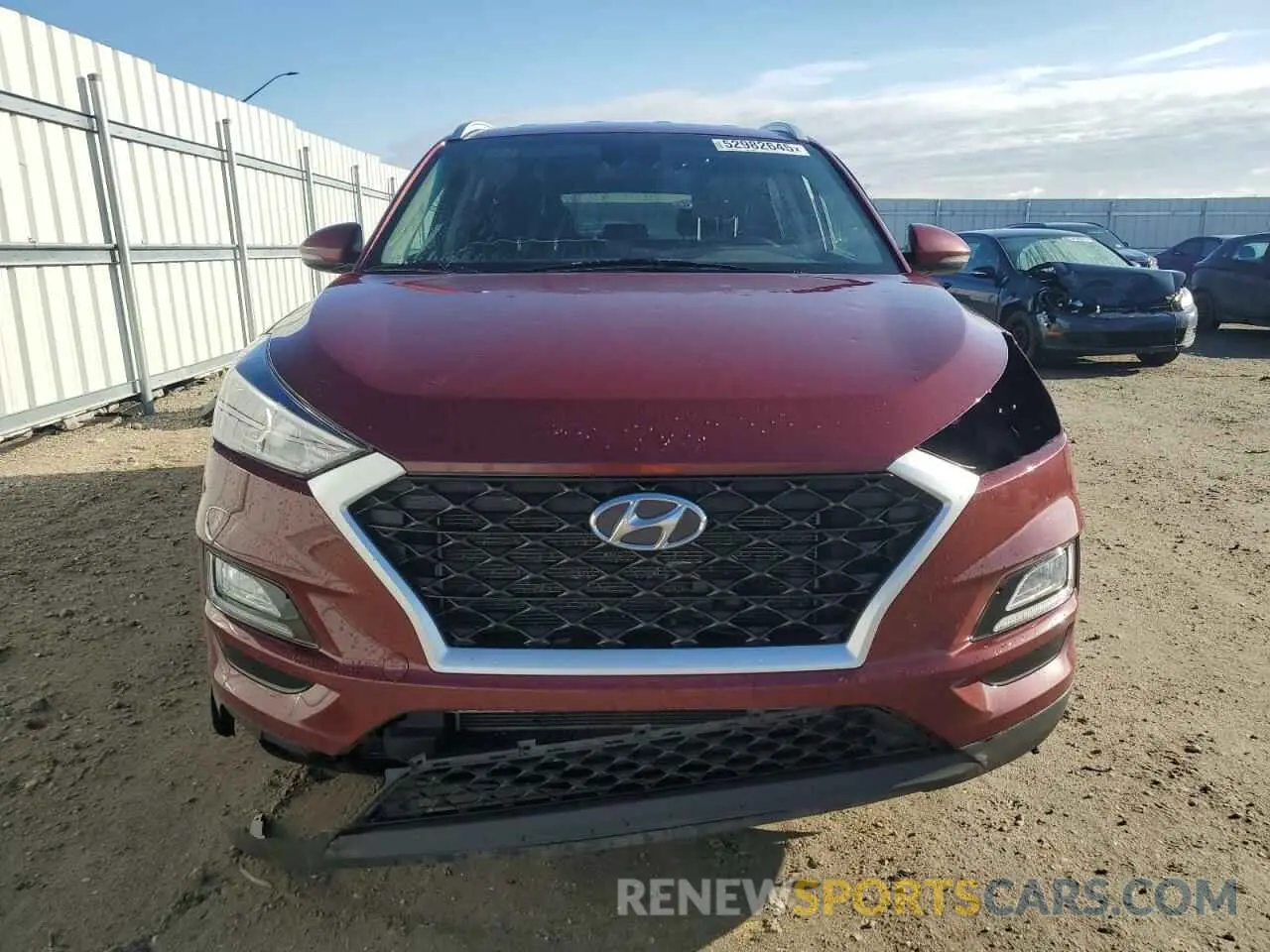 5 Photograph of a damaged car KM8J3CA49LU215447 HYUNDAI TUCSON 2020