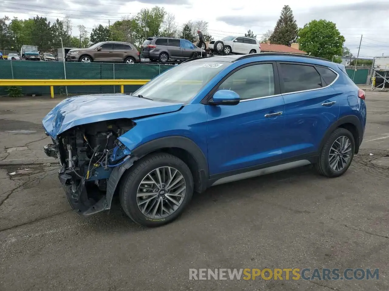 1 Photograph of a damaged car KM8J3CAL0LU231740 HYUNDAI TUCSON 2020